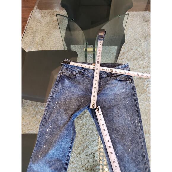 Cabi Jeans Style #920 Blue Distressed Skinny Stretch Denim Pants Size 10 - Picture 9 of 11